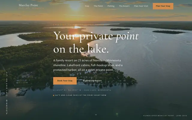 Marclay Point Resort rebuild
