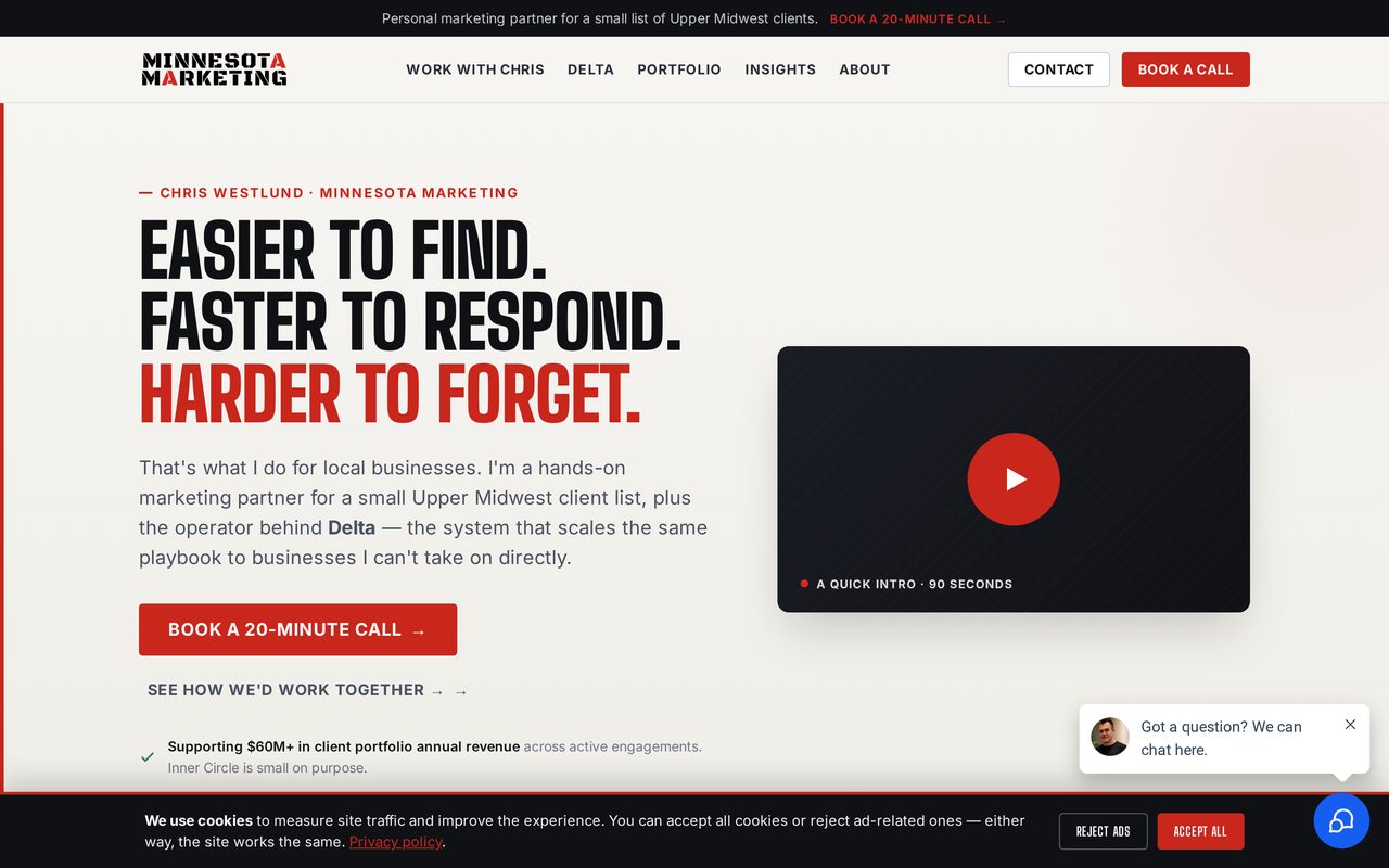 Minnesota Marketing website